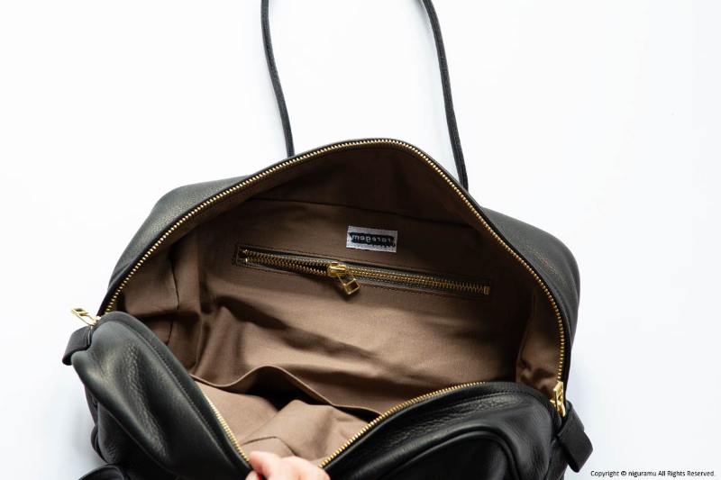 楽天市場】LADY ROBBER / Black（牛革製ボストンバッグ）【raregem