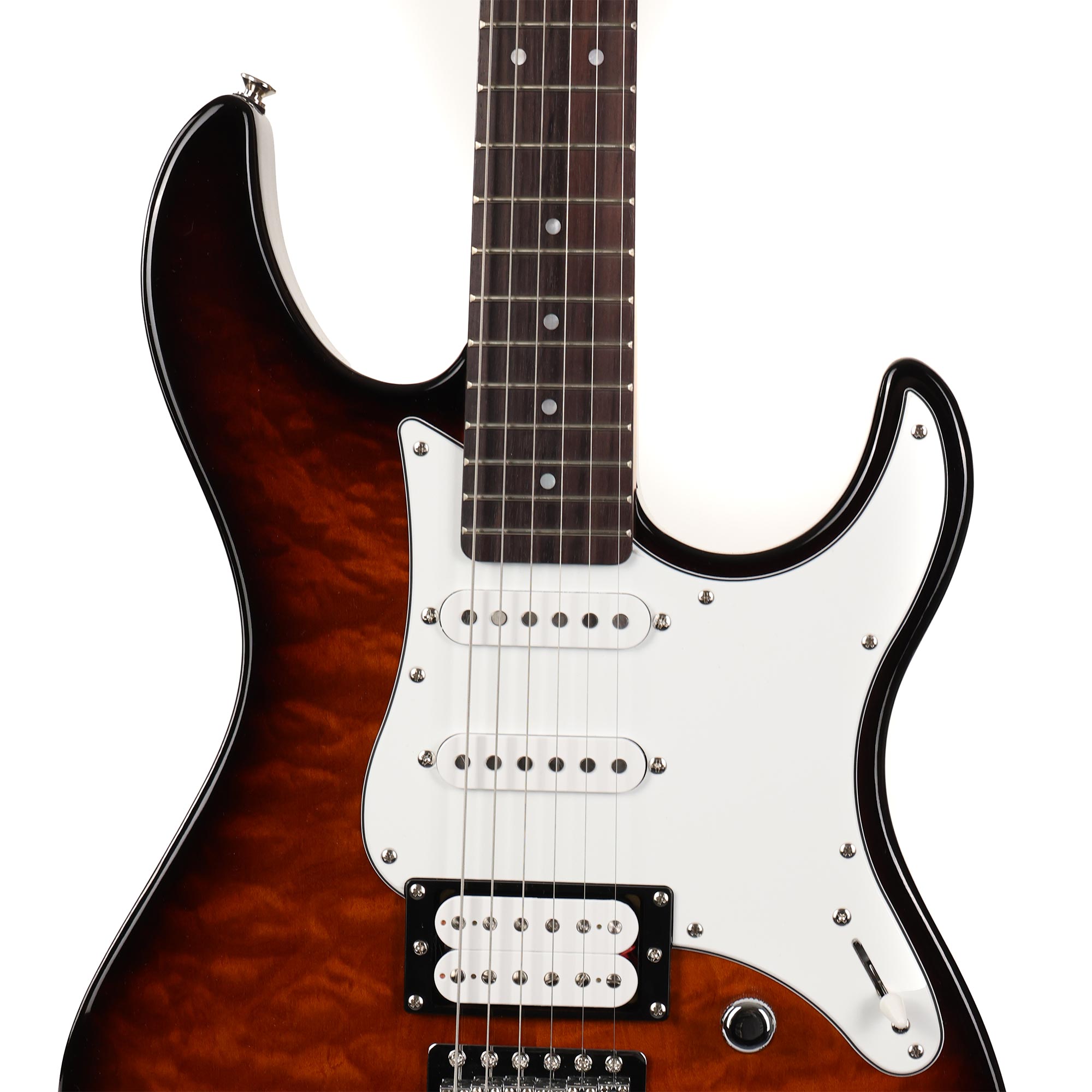 Yamaha Pacifica PAC212VQM Tobacco Brown Sunburst | The Music Zoo
