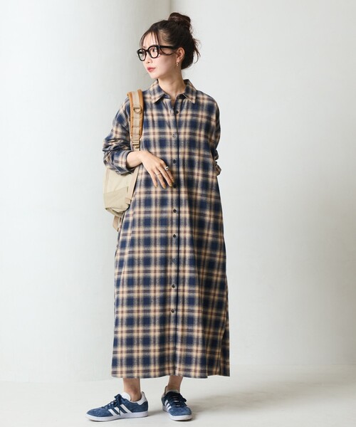 FREAK'S STORE（フリークスストア） シャツワンピース 限定展開 ネル