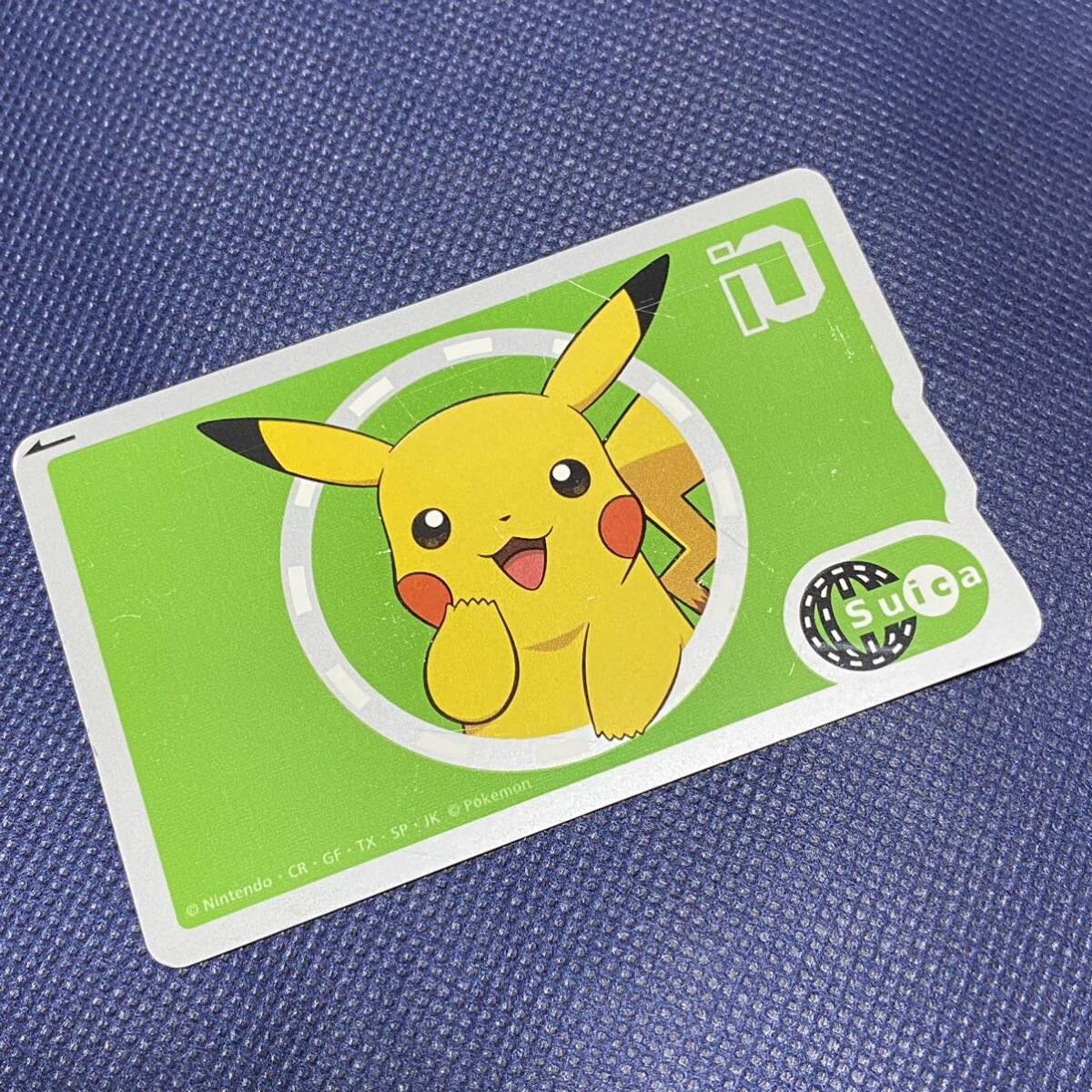 使用不可】ピカチュウSuicaカード台紙付き 使用不可】ピカチュウSuica