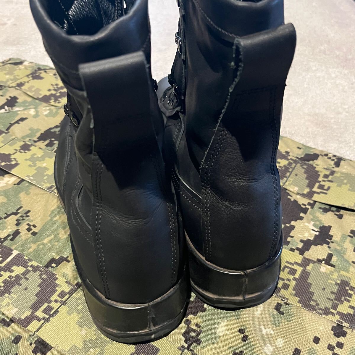米軍 サバゲー 実物 放出品 US NAVY ミリタリー ブーツ 7 5R ブラック