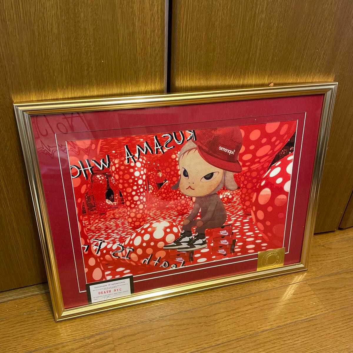 額装 額込 DEATH NYC 草間彌生奈良美智Supreme ポップアート アート
