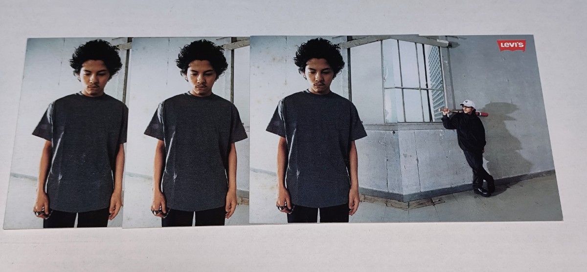 Dragon Ash 降谷建志 Levi's ポストカード 3枚セット 難あり ドラゴン