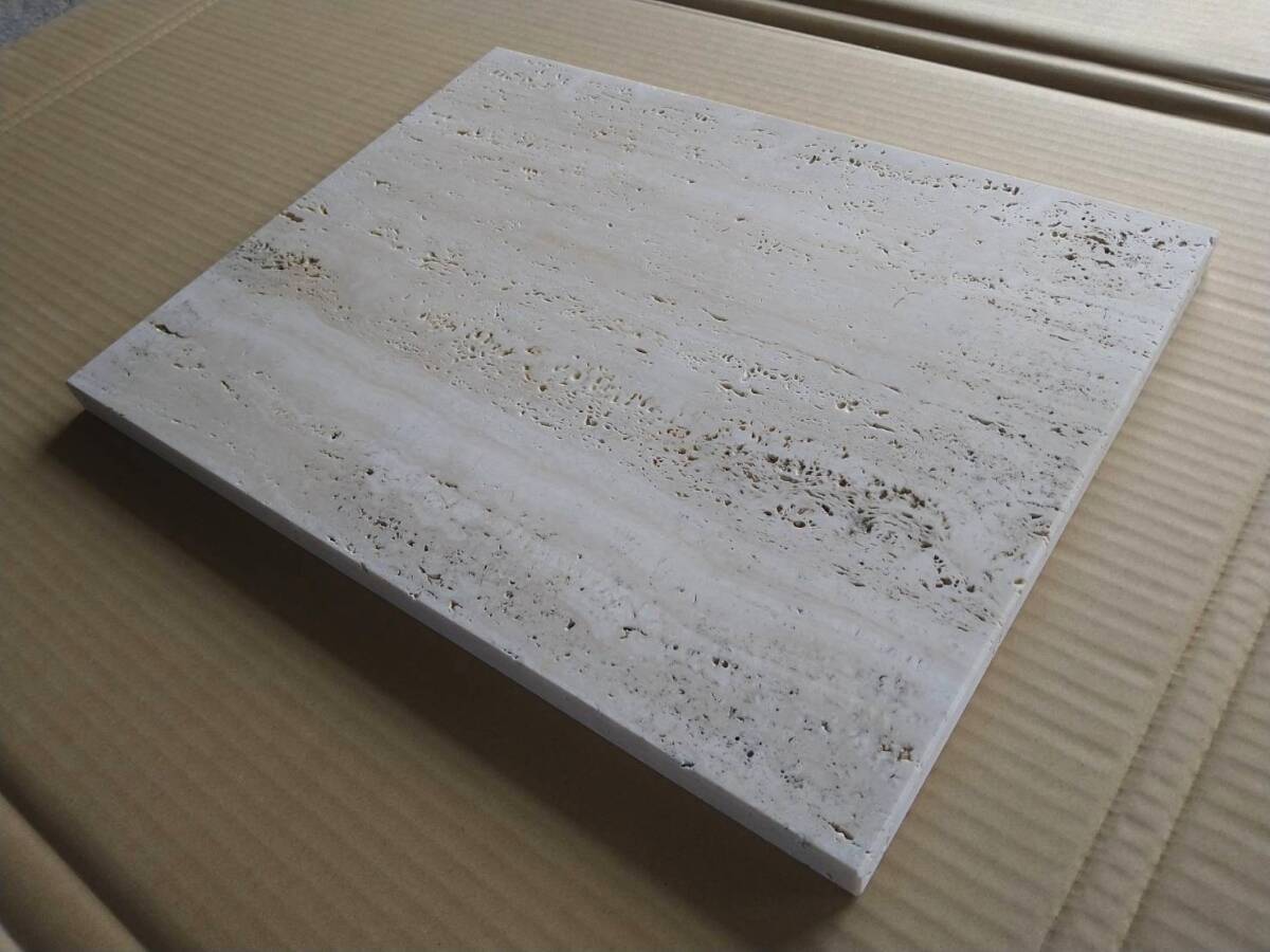 天然大理石オーディオボード○トラバーチン○ 450×345×21 送料無料