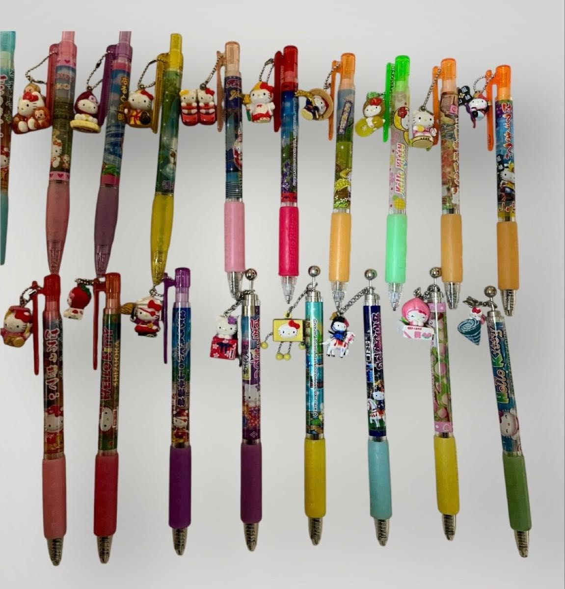 ハローキティストラップ シャーペン ボールペンまとめ売り ハロー