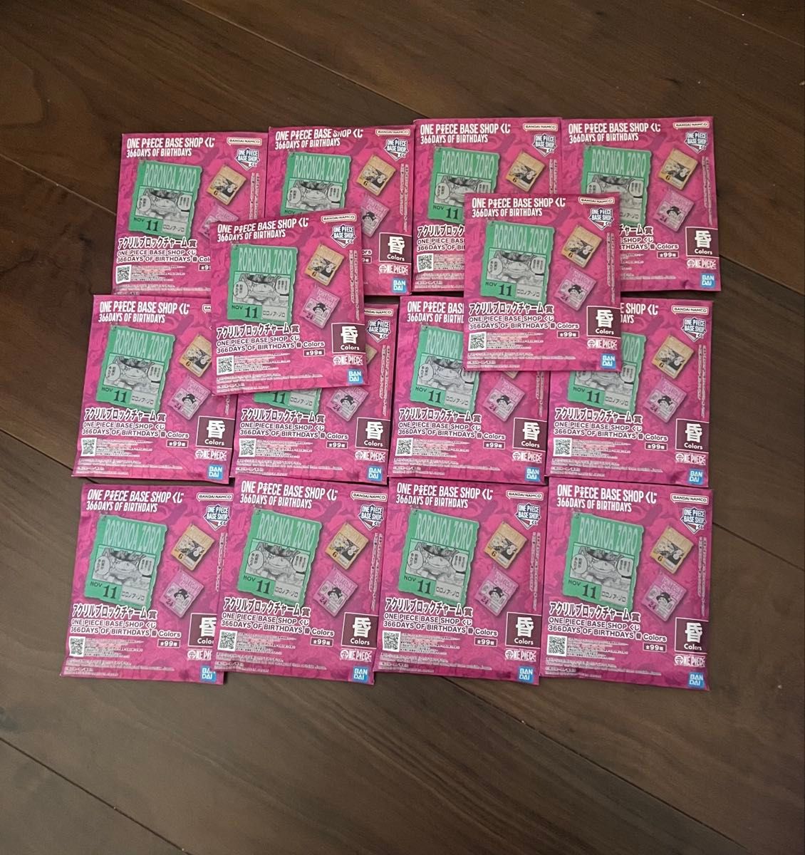 ワンピース ベースショップくじ アクリルブロックチャーム 14個｜Yahoo