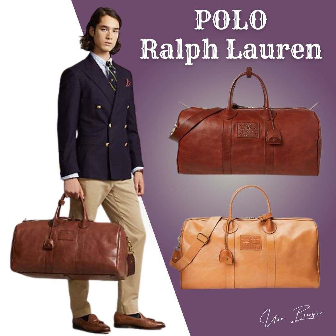 新着【POLO RALPH LAUREN】ヘリテージ レザー ダッフルバッグ (POLO