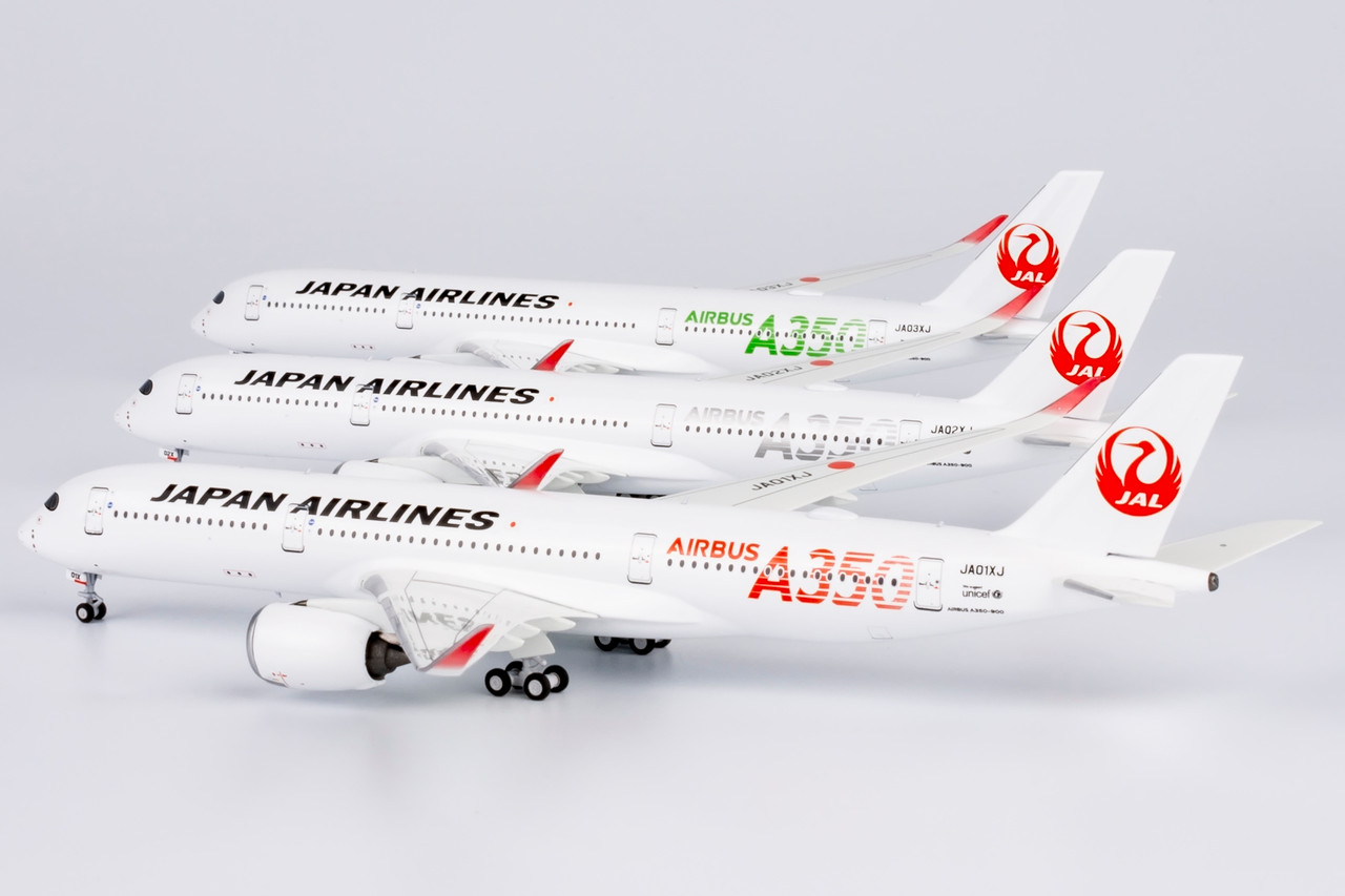 NG Model Japan Airlines (JAL) A350-900 silver 