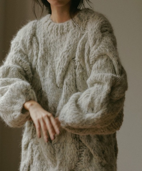 CASA FLINE（カーサフライン）の「ハンドニットプルオーバー（ニット