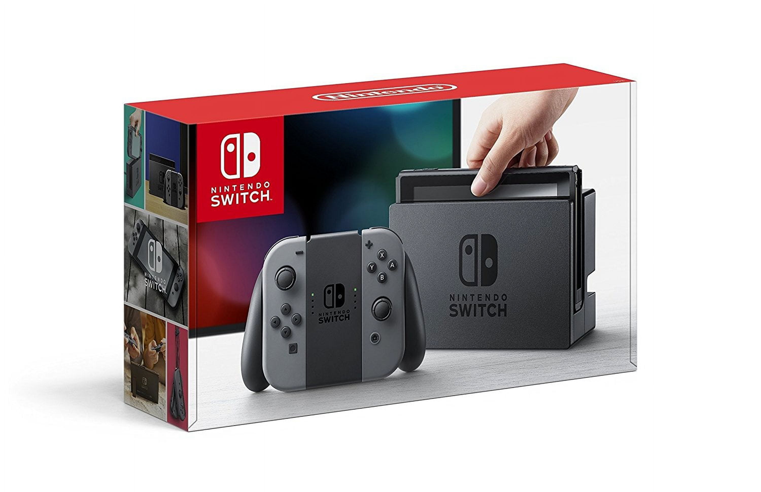 New Nintendo Switch Home Gaming Console with Gray Joy-Con