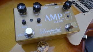 Lovepedal AMP ELEVEN GOLD オーバードライブ