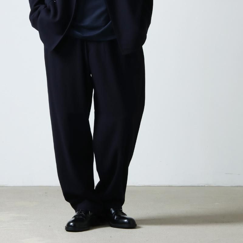 COMOLI (コモリ) リファインウール ドローストリングパンツ