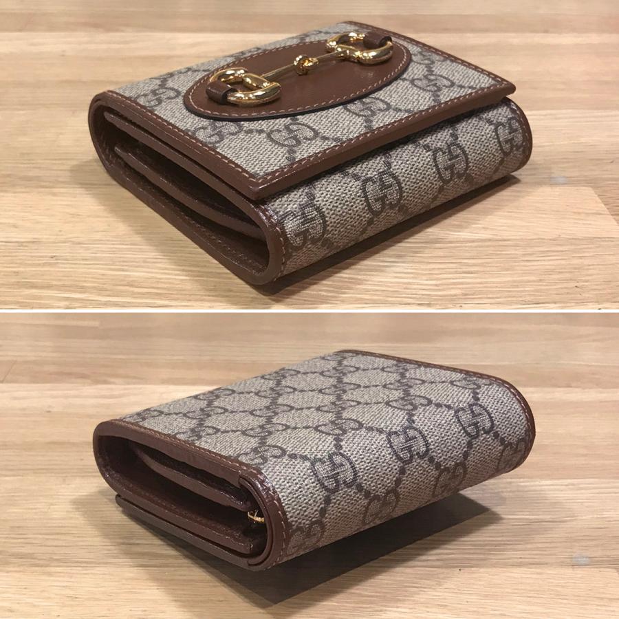 新品未使用】グッチ ホースビット GGスプリーム 1955 コンパクト財布