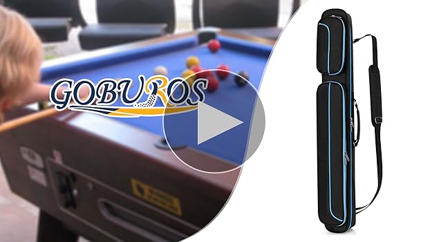 Amazon.co.jp: GOBUROS キューケース バット2本とシャフト2本収納可