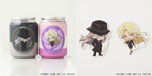 名探偵コナン』ジン・ベルモットケーキ缶セット（特典ステッカー付