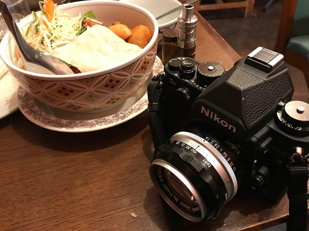 ☆完全動作☆腐食なし！ Nikon F 50mm F1.4 アイレベル ＃372 ☆完全