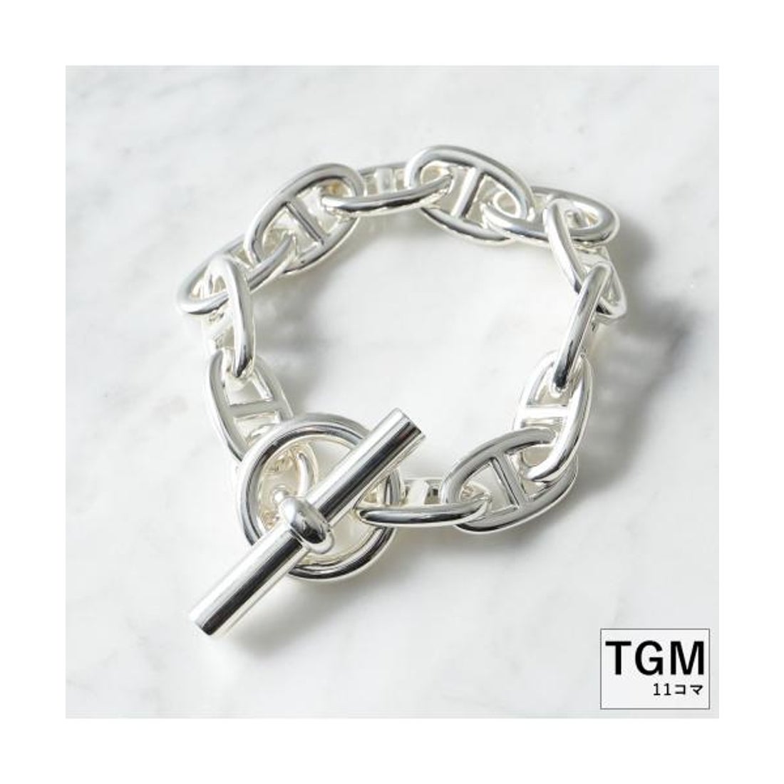 エルメス Hermes HERMES ブレスレット Chaine DAncre TGM