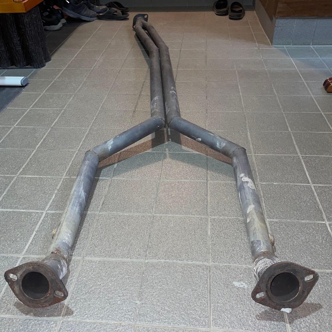 18クラウン デュアルストレート中間マフラー スチール - メルカリ