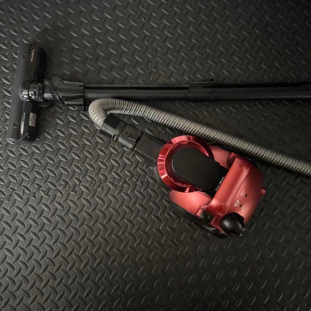 東芝 掃除機 サイクロンクリーナー Amazon | 東芝 サイクロン掃除機 トルネオV VC-SG512 (R) グランレッド