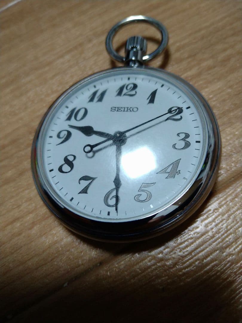 【SEIKO】JR東海 懐中時計 7C21-0A12(H21 新大阪) 稼動品 SEIKO×東京駅開業110周年記念 国産鉄道時計 限定モデル」ベルメゾンJRE