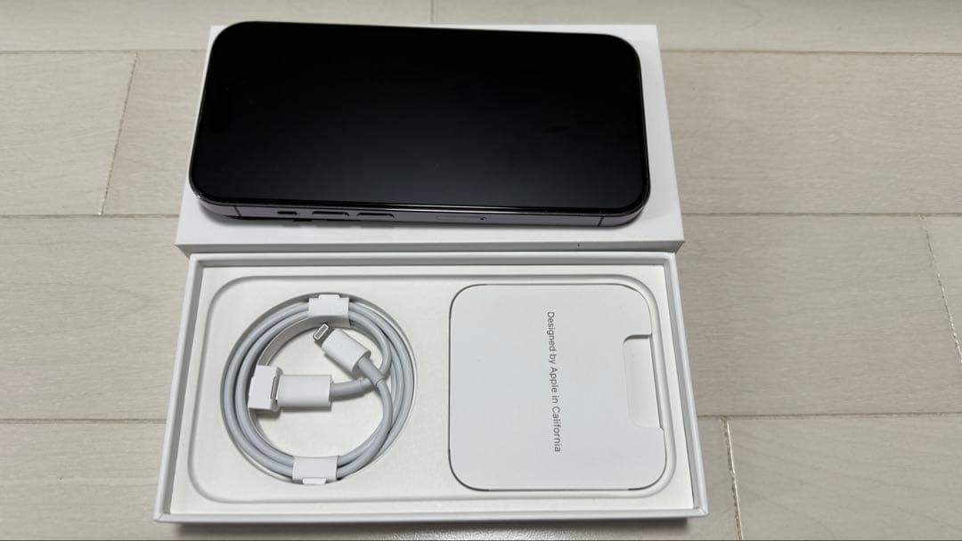 iPhone 14 pro Deep Purple 256 GB SIMフリー