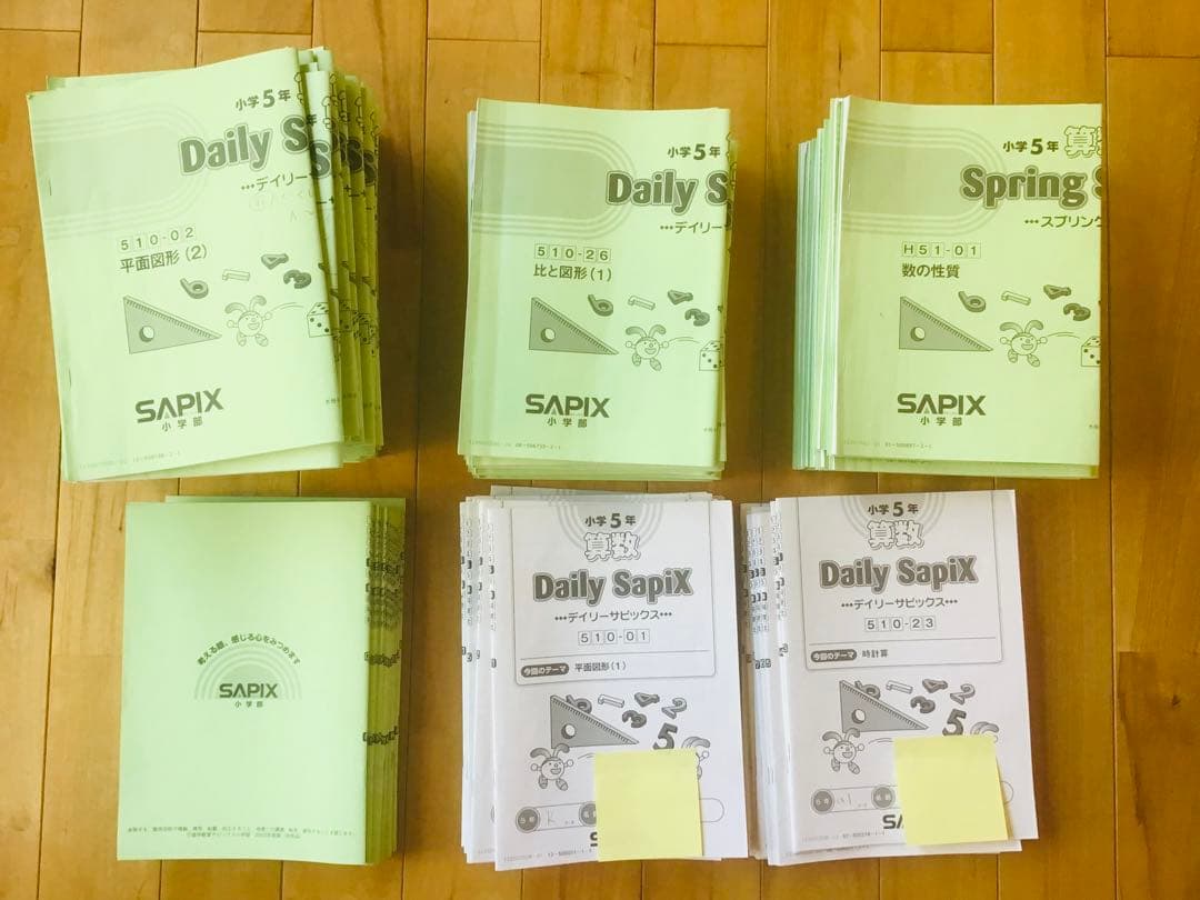 サピックス　5年　算数　完全版　セット SAPIX 小5 サピックス 算数 基礎力トレーニング 通年セット 【計12回分