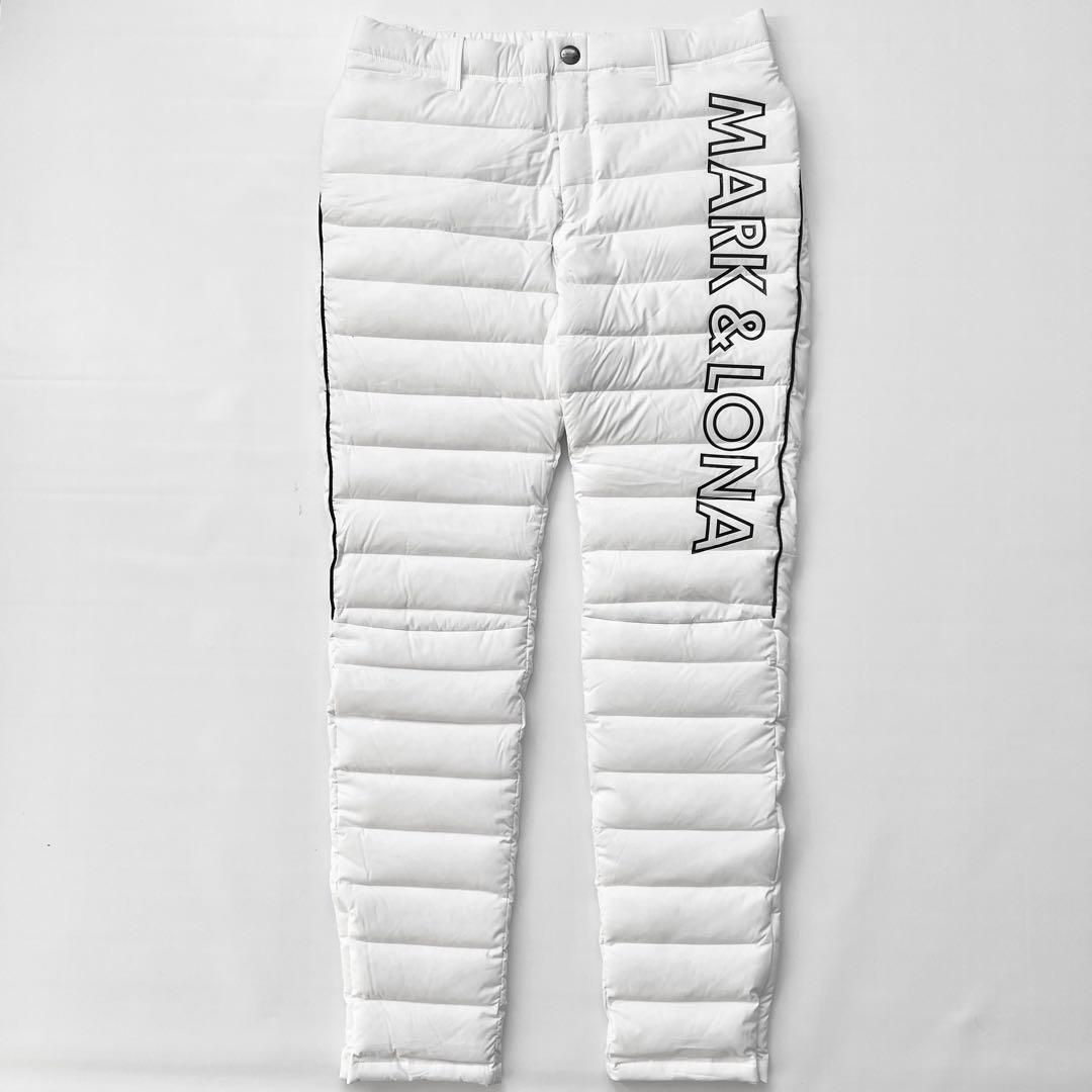 MARK&LONA マークアンドロナ ダウンパンツ 中綿 ゴルフ 50 XL 白