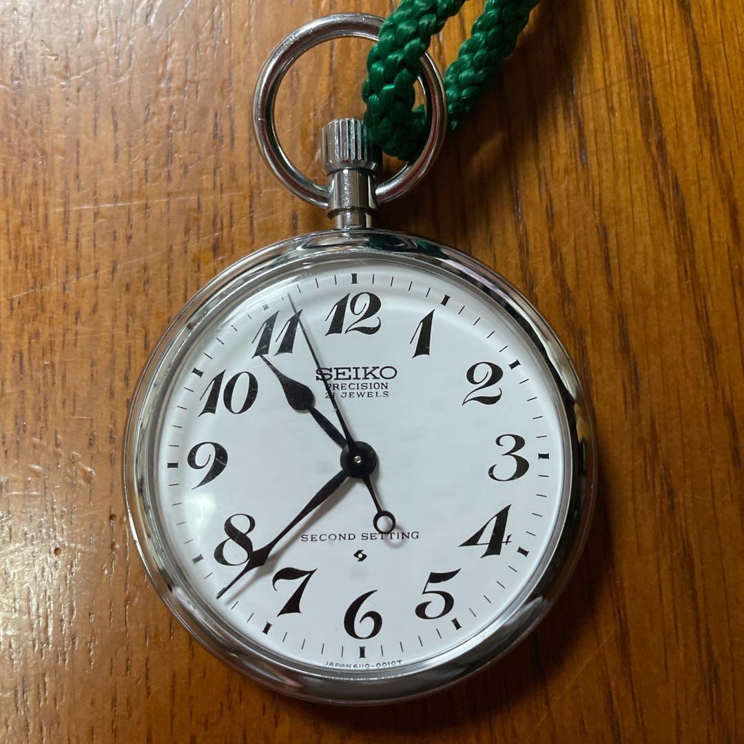 SEIKO 国鉄時代 大鉄 懐中時計 昭和51年 セイコー 懐中時計21石 国鉄時代 昭和51年 不動品 ホビー・楽器